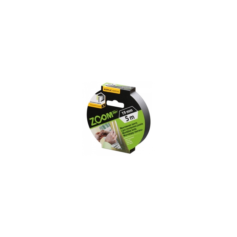 Juostelė dvipusė montavimui 19mm x5m 02-5-3-201
