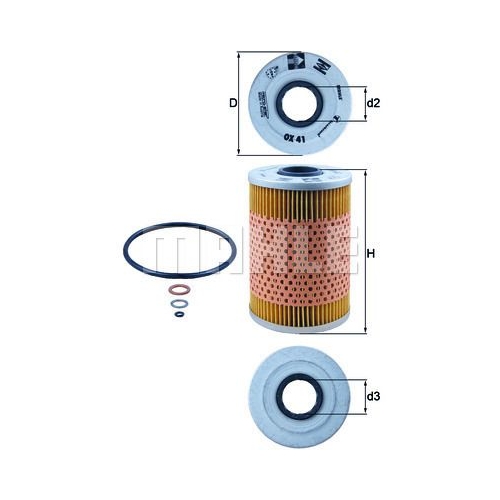 Alyvos filtras OX41D