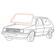 TARPINĖ PRIEKINIO STIKLO  VW GOLF II