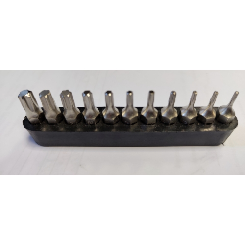 Atsuktuvų rinkinys 1/4 mm