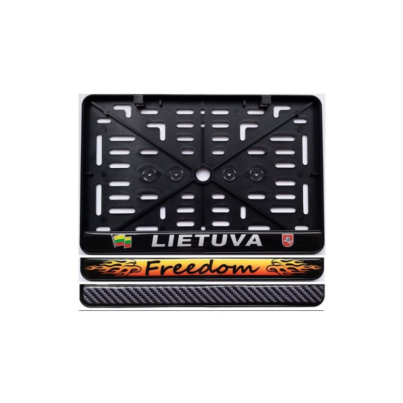 Valstybinio numerio rėmelis moto